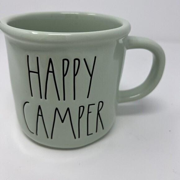 Rae Dunn Travel Fund Coin Bank Change Jar Camping/Travel Set Happy Camper Mug - Picture 10 of 14